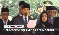 Pemakaman BJ Habibie, Jokowi: Almarhum Mengingatkan Kita Menjadi Manusia Terbaik Bagi Indonesia
