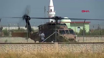 Şanlıurfa türk ve abd'li askerler ortak hava devriyesi hazırlığında