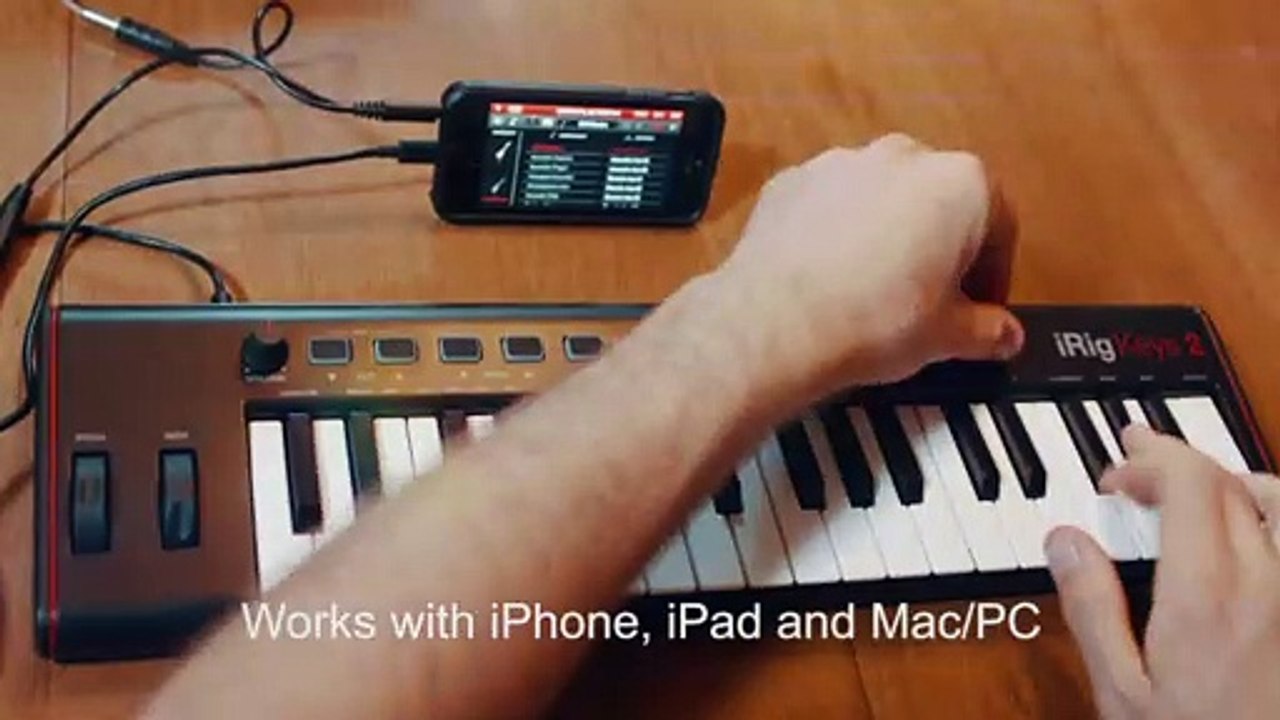 Présentation de la gamme iRig Keys 2 d'IK Multimedia