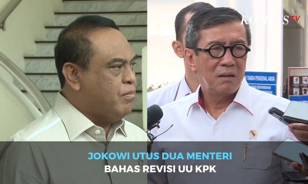 Jokowi Utus Dua Menteri Bahas Revisi UU KPK dengan DPR