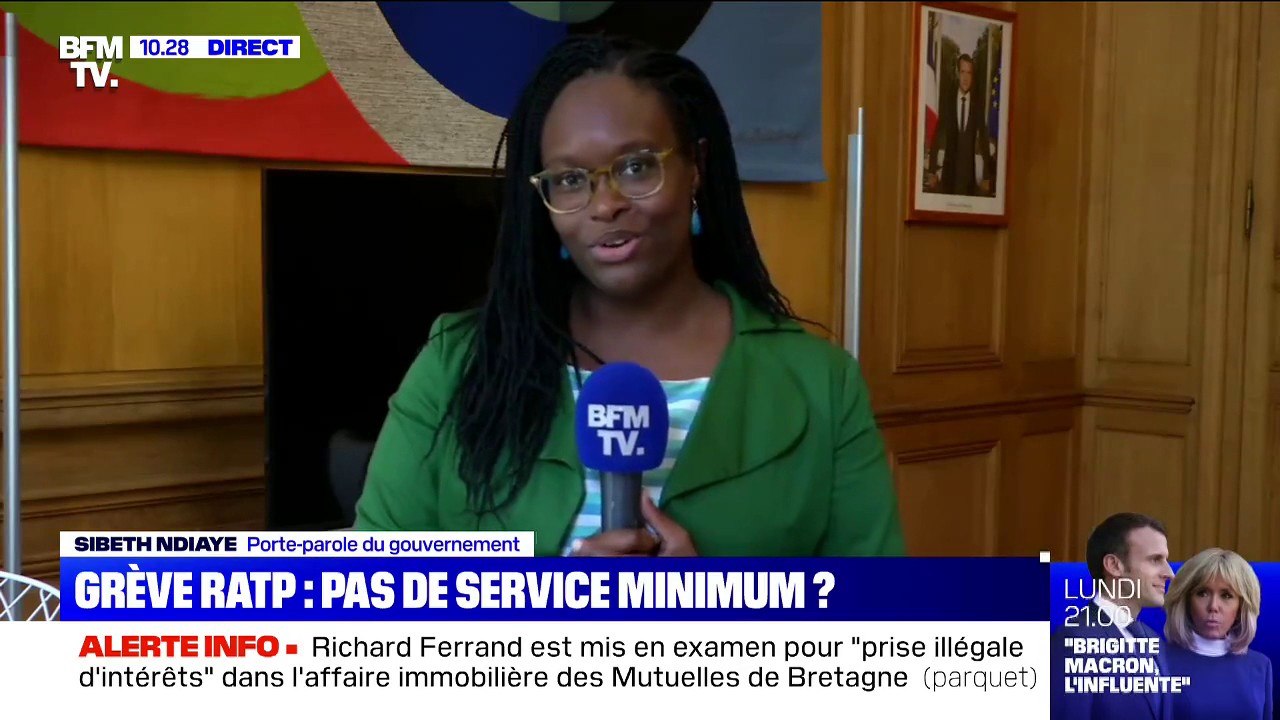 Sibeth Ndiaye: "Je serai de cœur avec tous les Franciliens qui galéreront dans les couloirs du métro"