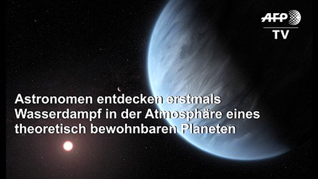 Möglicherweise bewohnbar: Wasser auf Planet entdeckt