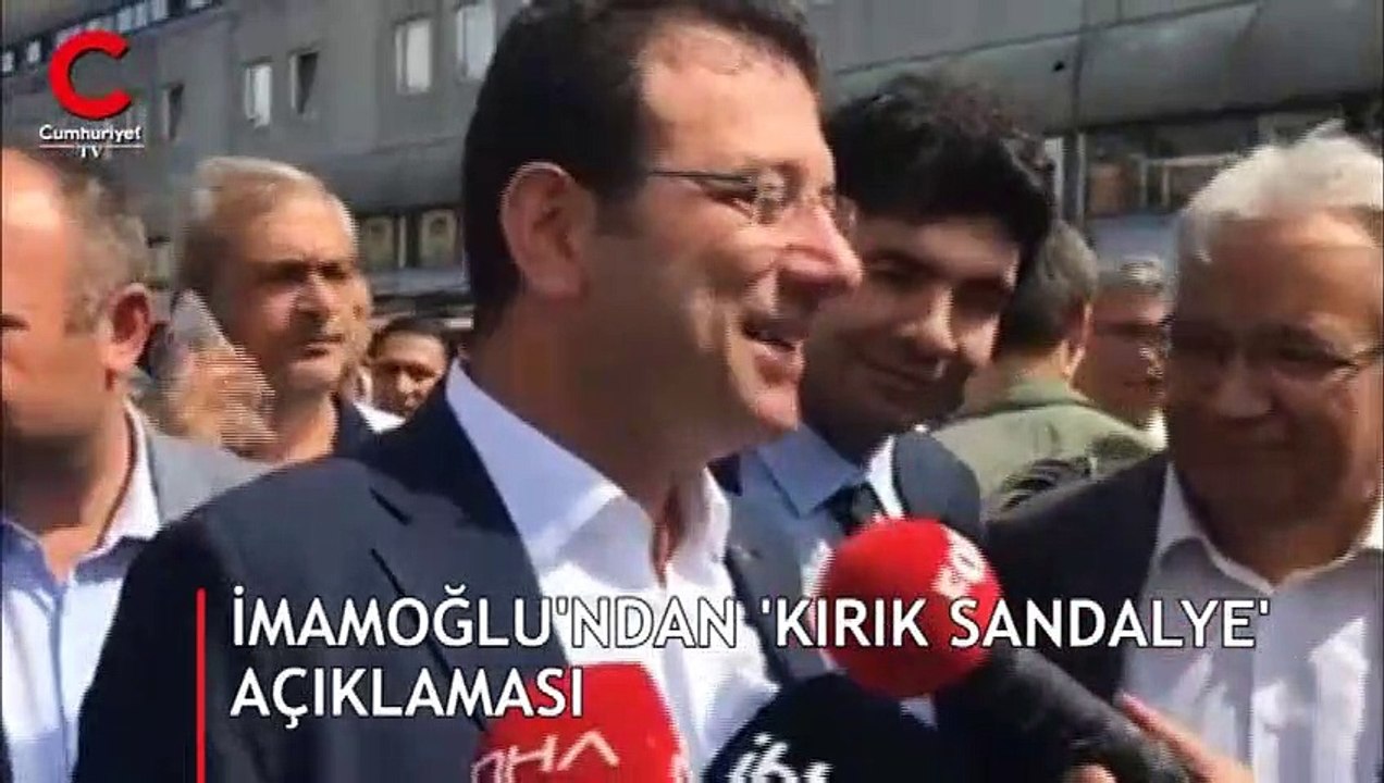 Imamoglu Ndan Kirik Sandalye Yaniti Senin De Koltugun Sallaniyor Sol Haber Portali