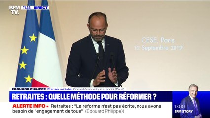 Édouard Philippe: "Le système actuel des retraites est objectivement injuste"