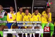 Así reaccionó la prensa brasileña con la victoria peruana en amistoso