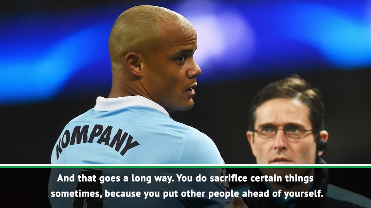 This is what Kompany believes makes a good captain
