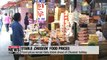 Food prices remain stable ahead of Chuseok holiday