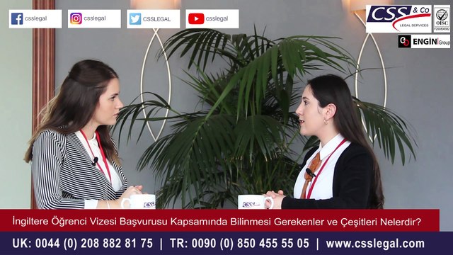 İngiltere Öğrenci Vizesi Türleri ve Şartları Nelerdir? - CSS LEGAL