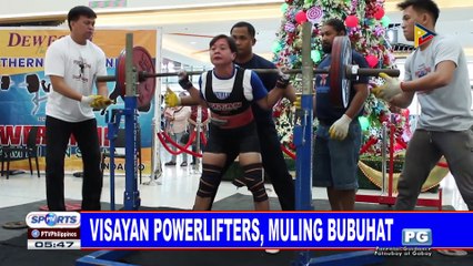 Visayan powerlifters, muling bubuhat