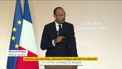 Réforme des retraites : "Depuis quelques années, l'idée de travailler plus longtemps n'est plus taboue", a déclaré le Premier ministre Edouard Philippe