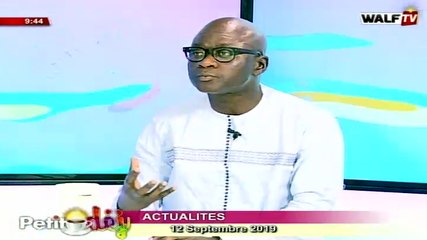 Actualité (avec Alioune Sow) - Petit Déj du 12 sept. 2019