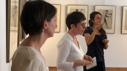 Visite commentée en langue des signes d’une exposition