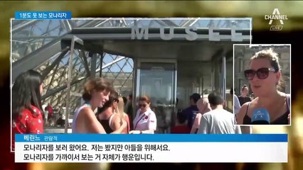 박물관 리모델링 때문에…1분도 겨우 보는 ‘모나리자’