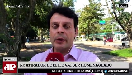 Sniper que matou sequestrador de ônibus vai ser homenageado na Alerj