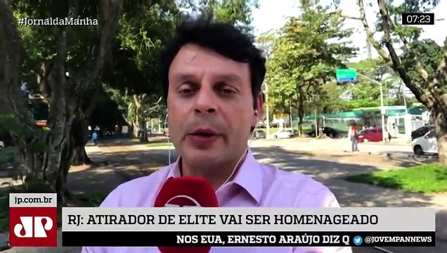 Sniper que matou sequestrador de ônibus vai ser homenageado na Alerj