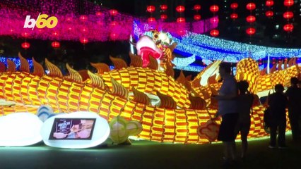 Larger Than Life Dragon Takes Over Hong Kong Park