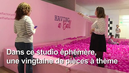 La génération Instagram prend la pose à Londres dans une "usine à selfies"