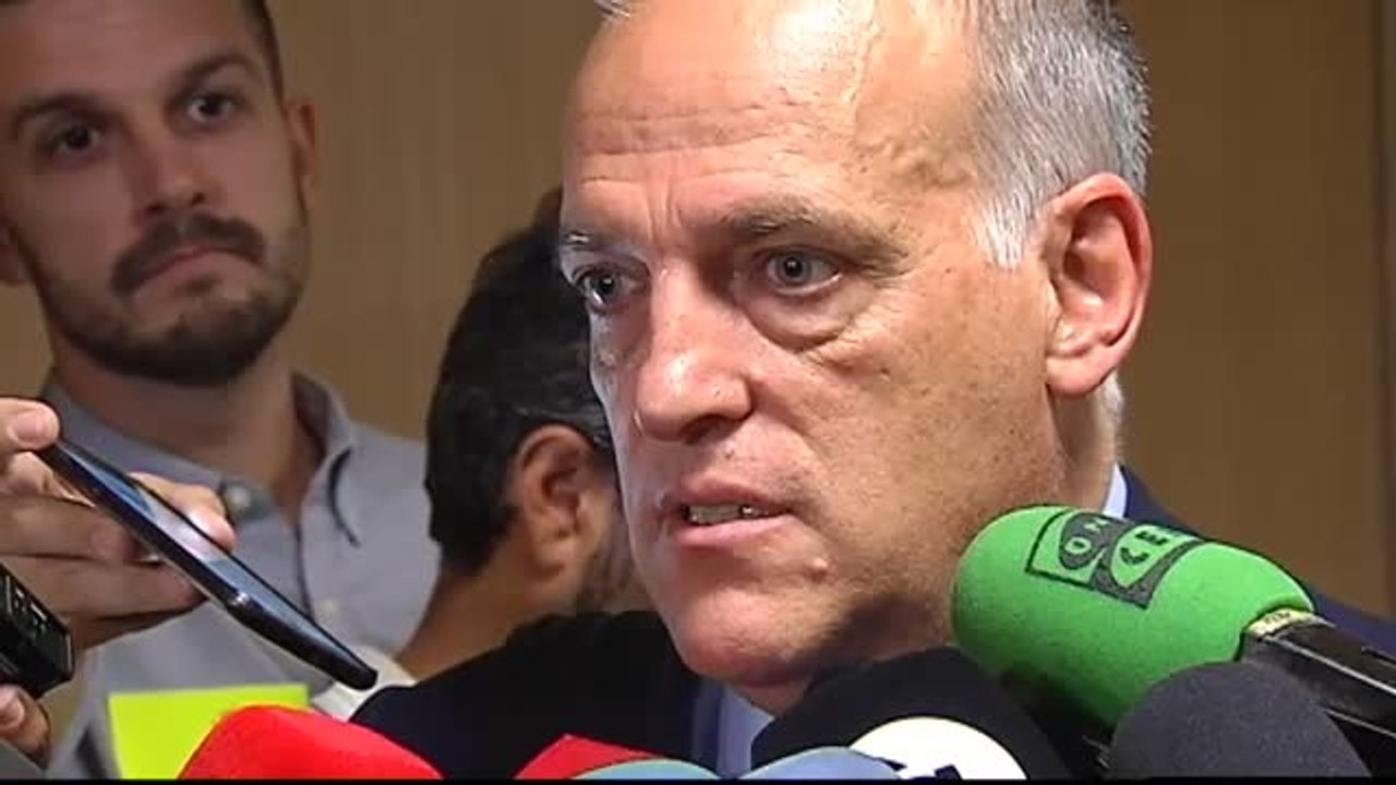 Tebas declara en el juicio del Levante-Zaragoza