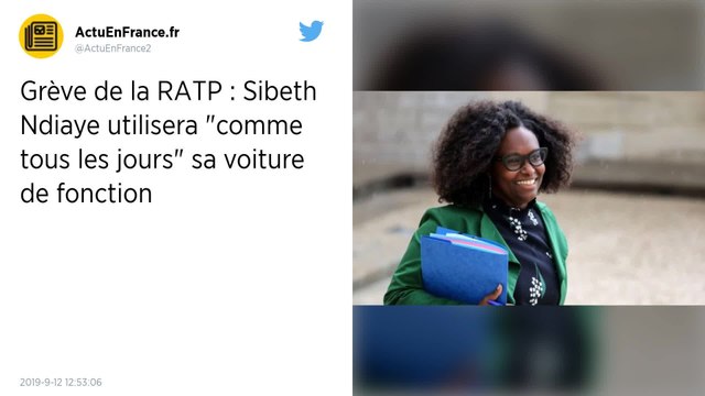 Vendredi noir à la RATP. Quand Sibeth Ndiaye dérape avec sa voiture de fonction