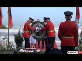Report TV -Tre ceremoni për 21 vjetorin e vrasjes së Azem Hajdarit, Rudina lule tek varri i të atit