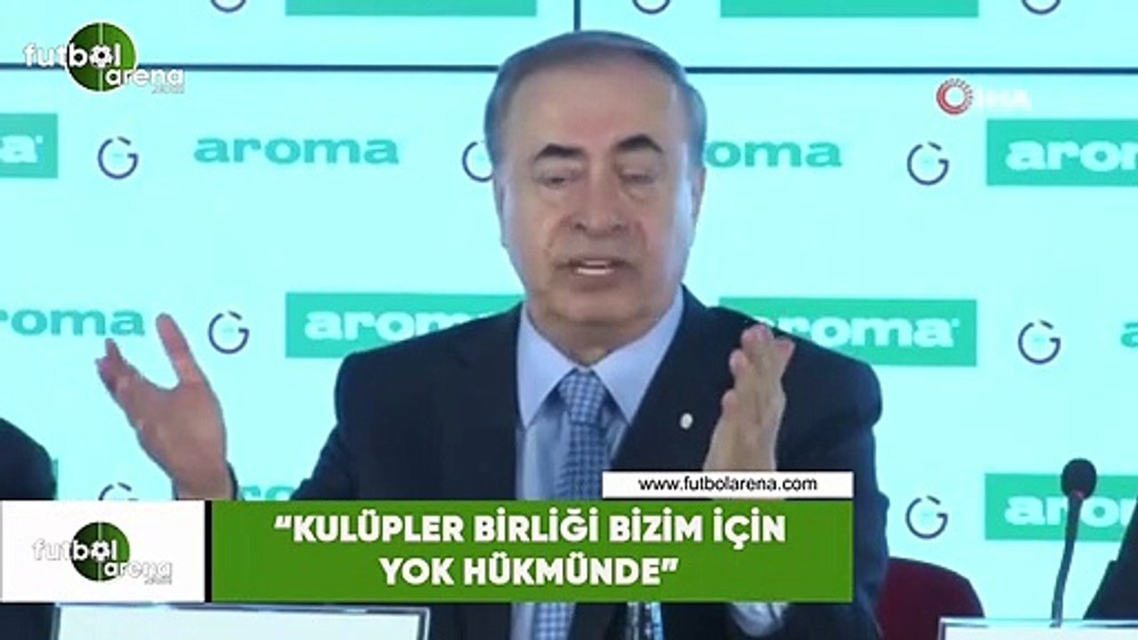Mustafa Cengiz: "Kulüpler Birliği bizim için yok hükmünde"