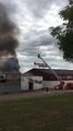Un spectaculaire incendie ravage le magasin d’ameublement «Mobilier de France»