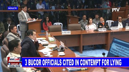 NEWS: 3 BuCor officials cited in contempt for lying