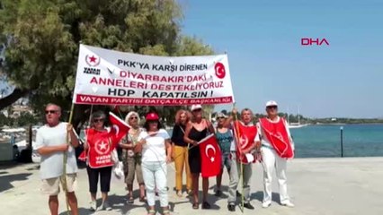 Datça'dan diyarbakır annelerine destek