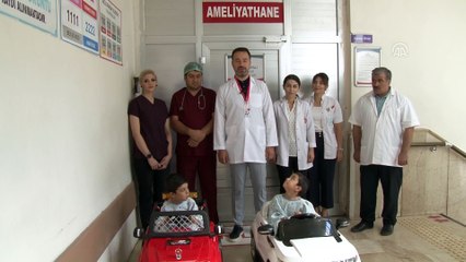 Çocuklar ameliyata akülü arabayla giriyor - ŞANLIURFA