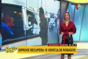 Vehículos robados eran usados para transporte público