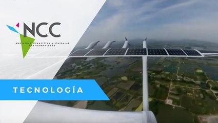 El sol; fuente única de energía de avión no tripulado