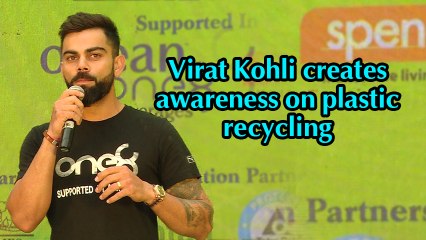 #SustainableLiving: Virat Kohli creates awareness on plastic recycling