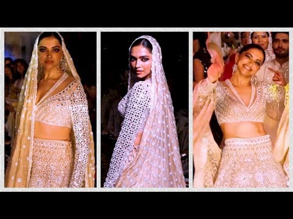 Deepika Padukone Ramp Walk: डिजाइनर Abu Jani-Sandeep Khosla के शो पर दुल्हन बनीं दीपिका ने किया डांस