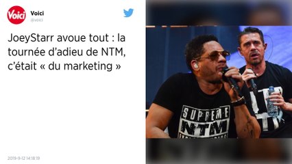 JoeyStarr sème le doute sur la fin de NTM : « C’est du marketing tout ça »