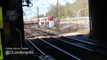 London Underground and railway trains at Upminster Station - March 2019