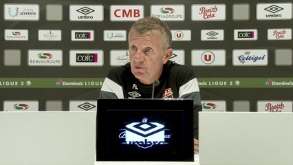 EAG-NANCY Le point presse de Patrice LAIR