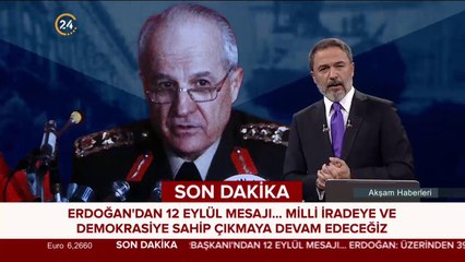 Başkan Erdoğan'dan 12 Eylül mesajı