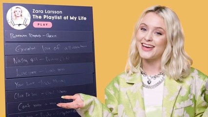 Zara Larsson Creates The Playlist of Her Life