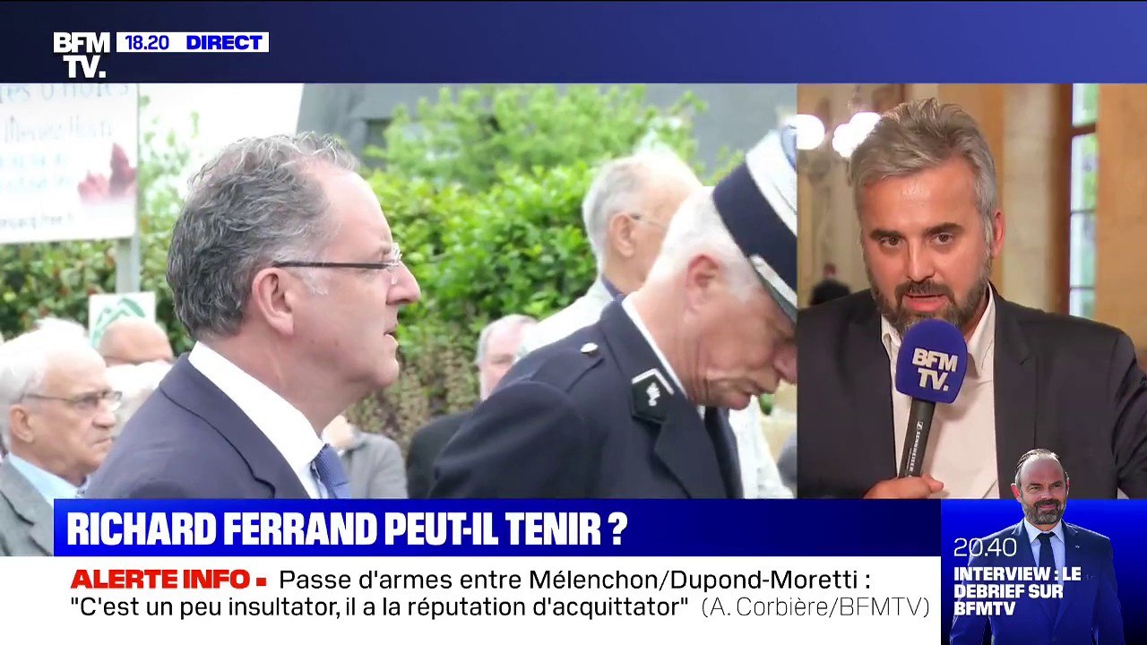"Non" Alexis Corbière ne demande pas à Richard Ferrand de quitter son poste de président de l'Assemblée nationale malgré sa mise en examen