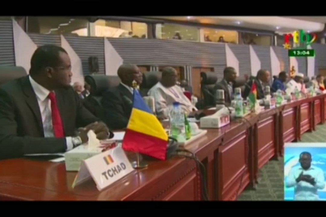 RTB/Concertation des Ministres des affaires étrangères du G5 Sahel pour le sommet sur le terrorisme de la CEDEAO à Ouagadougou