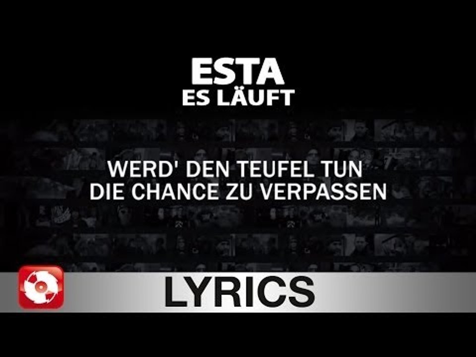 ESTA - ES LÄUFT - AGGROTV LYRICS KARAOKE (OFFICIAL VERSION)