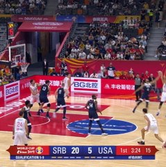 Serbia add to USA misery with narrow win