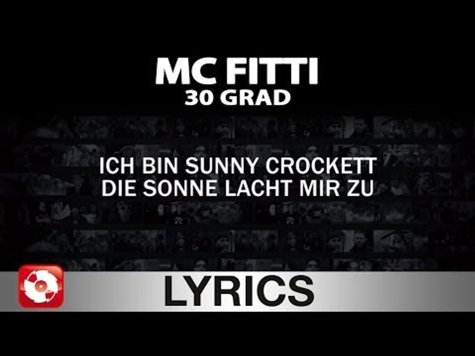 MC FITTI - 30 GRAD AGGROTV LYRICS KARAOKE (OFFICIAL VERSION)