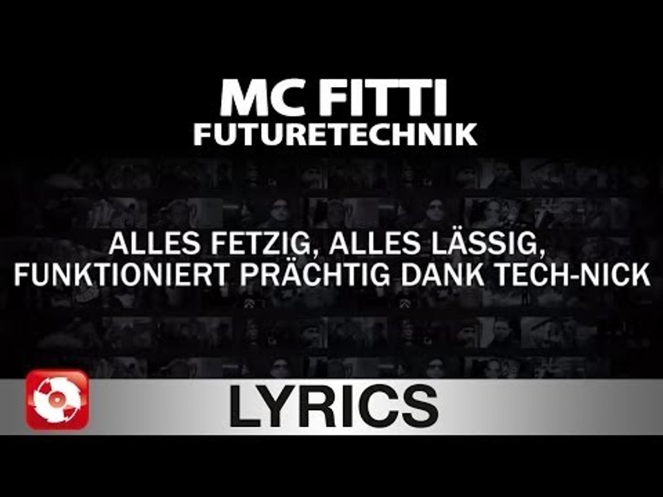 MC FITTI - FUTURETECHNIK - AGGROTV LYRICS KARAOKE (OFFICIAL VERSION)