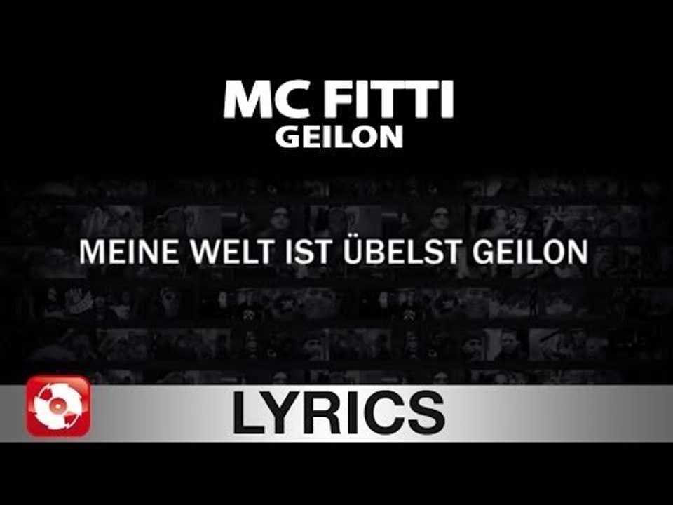MC FITTI - GEILON - AGGROTV LYRICS KARAOKE (OFFICIAL VERSION)