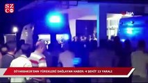 Diyarbakır'da sivil aracın geçişi sırasında patlama!