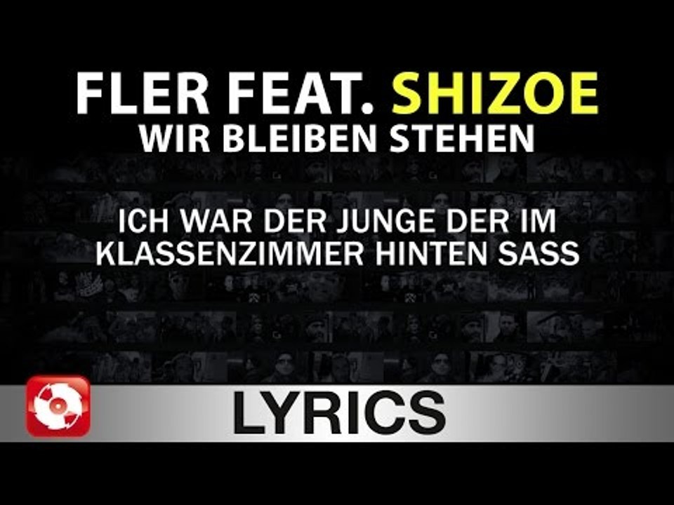 FLER FEAT SHIZOE - WIR BLEIBEN STEHEN - AGGROTV LYRICS KARAOKE (OFFICIAL VERSION)