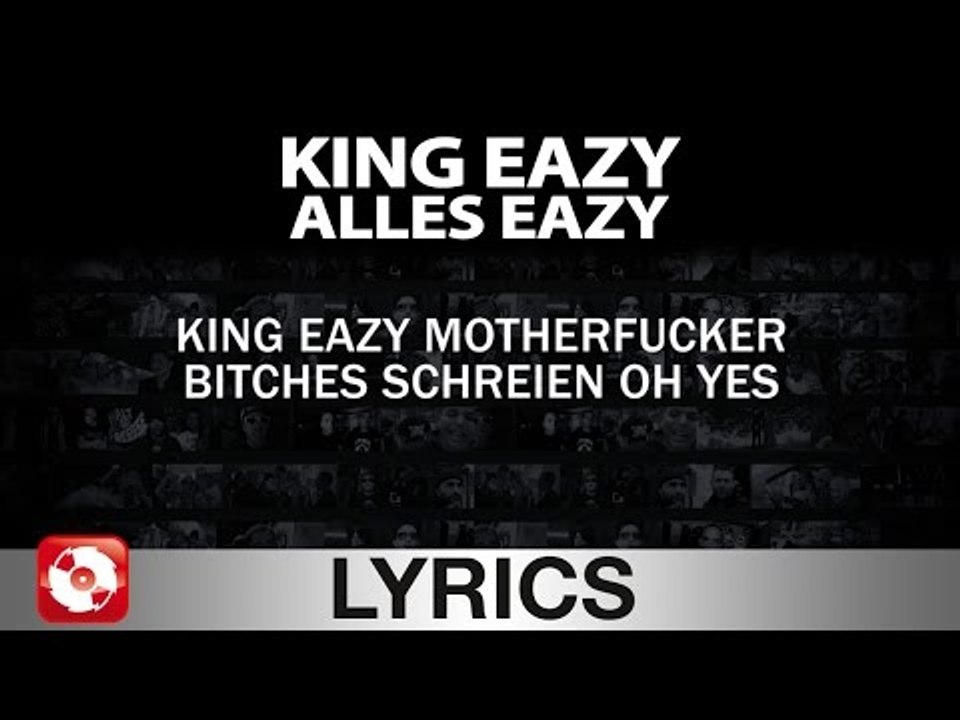 KING EAZY - ALLES EAZY AGGROTV LYRICS KARAOKE (OFFICIAL VERSION)