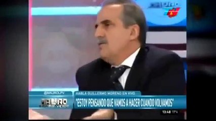 Guillermo Moreno  "Videla tiraba a nuestros compañeros vivos al mar, pero no se metio con el precio de la comida"