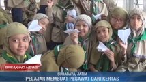 Kenang BJ Habibie, Siswa di Surabaya Terbangkan Pesawat Kertas